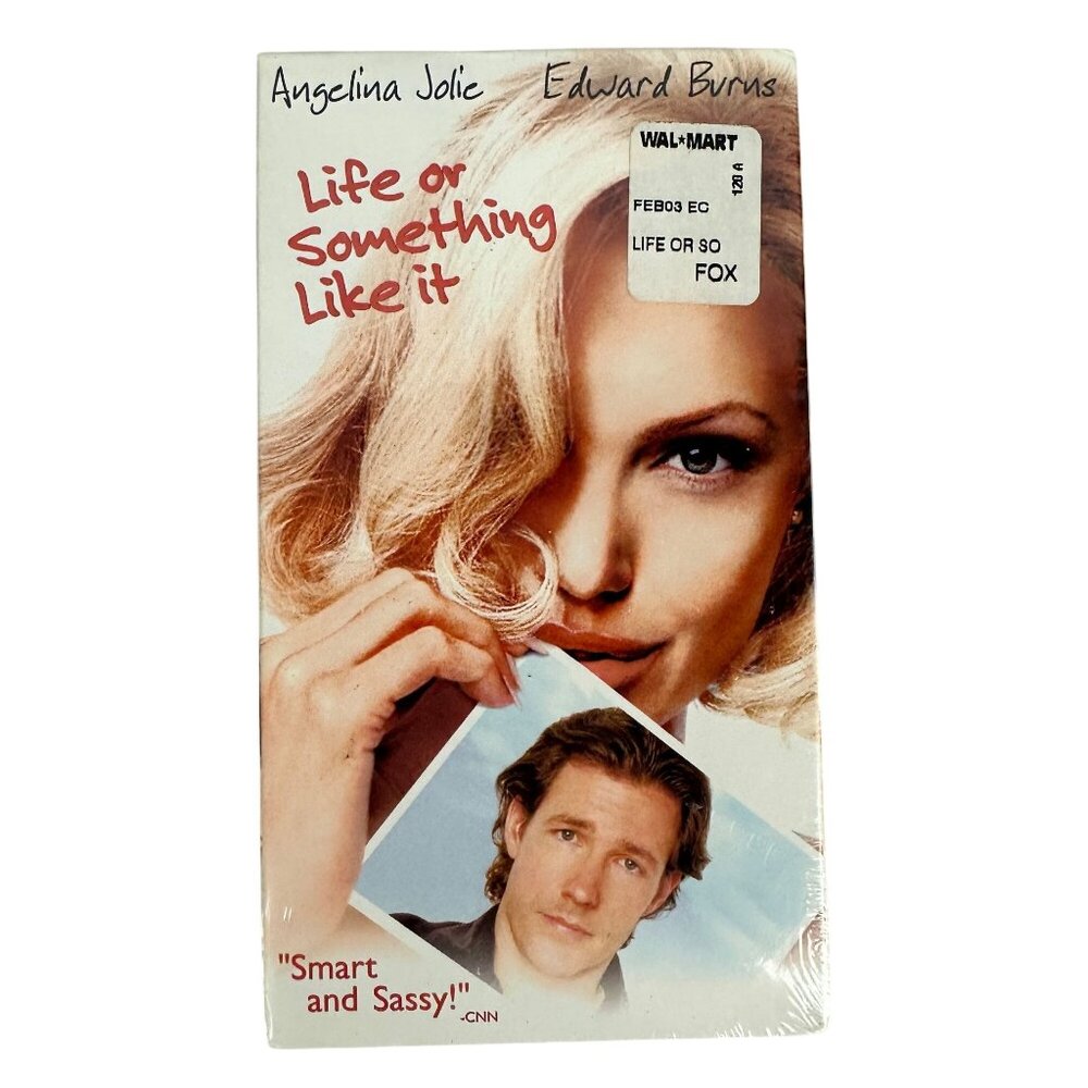 Life Or Something Like It VHS 2002 Angelina Jolie Edward Burns Romantic PG-13